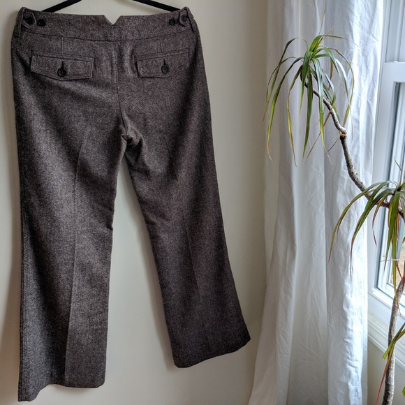 [Banana Republic] Wool Blend Wide Leg Trousers - Picture 5 of 8